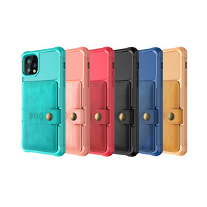 Para <span class=keywords><strong>iPhone</strong></span> 12 Phone Case 11 Pro Max <span class=keywords><strong>Tarjeta</strong></span> multifunción de succión magnética para <span class=keywords><strong>iPhone</strong></span> Case Funda trasera para teléfono móvil para Apple 15 16 - Product Image 1