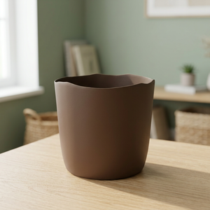 Matt Black <b>Colour</b> American Design Large Size Flower Pot and Vase For Garden Decoration Handmade - Indian Home Crafts - Product Image 1