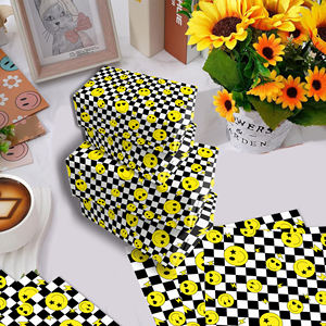 WZ024 <span class=keywords><strong>Carta</strong></span> da Regalo con Motivo a Quadrati Bianchi e Neri e Fulmini, <span class=keywords><strong>Carta</strong></span> Decorativa per Confezioni Regalo e Decorazioni per Feste - Product Image 5