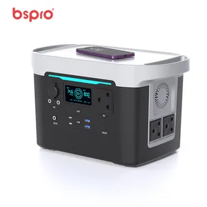 Bspro ev acil ışık USB çıkışı 500W elektrik kaynağı güneş enerjisi depolama sistemi