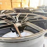 Rines de Aleación de Aluminio Forjado Personalizados en Negro Brillante de 18 a 22 Pulgadas para BMW M2 M3 M4 M5 E90 E92, Mercedes CLA C43, Porsche Taycan