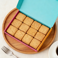 Boîte d'emballage de pâtisserie en carton blanc écologique avec impression de logo personnalisé, pour biscuits, desserts, beurre, fromage, pâtisserie