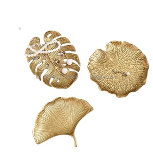 Plateau de luxe décoration Turtleback feuille métal bijoux plateau fruits plateau stockage créatif Arts et artisanat - Product Image 6