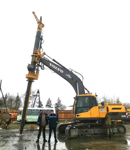 Petit accessoire de pelle personnalisé à faible coût transformez-le en Machine de forage rotative