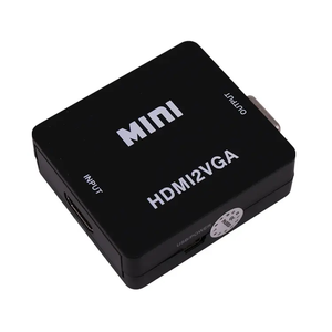 Nhà Máy Giá mini hd2vga chuyển đổi Hộp Adapter 1080P HD để <span class=keywords><strong>VGA</strong></span> với âm thanh điện mini HD <span class=keywords><strong>VGA</strong></span> chuyển đổi cáp cho PC HDTV - Product Image 2