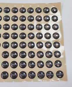 ملصق نقل بالأعلى عالي الجودة مخصص من الفينيل راتنجات الإيبوكسي ملصق تعبئة بقبة - Product Image 5