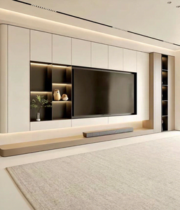 Mobile TV di Lusso in Legno con Design Moderno per Parete TV, Arredamento per Soggiorno - Product Image 3