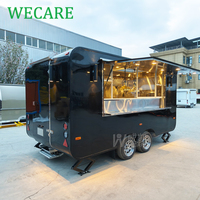 WECARE Carritos Foodtruck Bar mobile, remorque à hot-dogs et desserts, entièrement équipée, camion de restauration rapide avec cuisine complète