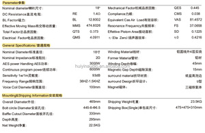 Leistungsstarker 18-Zoll Wettbewerbs-Subwoofer 3000W RMS 30Hz Papierkonus 3-Schicht-Ferrit Ultimative Klangqualität Subwoofer, 18100-034F - Product Image 4