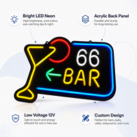 Enseigne néon personnalisée avec design gratuit pour vitrine de magasin, logo publicitaire, affichage LED lumineux