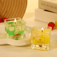 Luxuriöse Handgemachte Duftkerze aus Jelly-Wachs mit Individuellem Logo, Natürliche Duftkerzen aus Jelly-Wachs