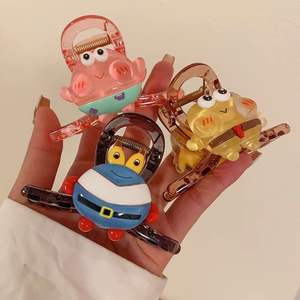 Nouveau mignon princesse dessin animé cheveux griffes doux Style en plastique cassé épingle à cheveux pour les filles - Product Image 3