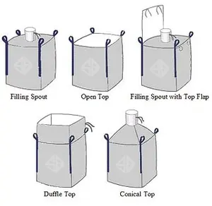 2023 जंबो बैग 1 टन पैकिंग ब्रांड नए कंटेनर बैग पीपी बड़े बैग निर्माता 1000 किलोग्राम