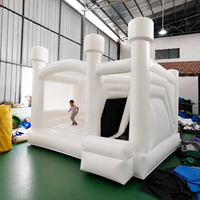 Château gonflable avec toboggan pour enfants, fête d'anniversaire, aire de jeux extérieure commerciale, vente en gros directe