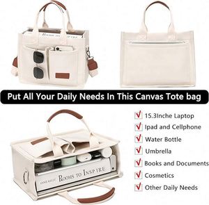 Free Sample Canvas Women Satchel Handbags <b>Tote</b> Shoulder <b>Bag</b> Purse - Product Image 3