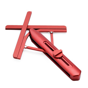 <span class=keywords><strong>Sowell</strong></span> - Calibrador de Ángulos de Aleación de Aluminio para Trabajos Industriales y de Bricolaje, Herramienta Personalizable para Mesa de Sierra, Color Rojo, con Soporte OEM y ODM - Product Image 1