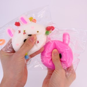 Nouveau jouet <span class=keywords><strong>anti</strong></span>-<span class=keywords><strong>stress</strong></span> en forme de tête de lapin mochi mignon et original, en TPR souple, pour enfants et adultes - Jouet sensoriel <span class=keywords><strong>anti</strong></span>-anxiété - Product Image 3