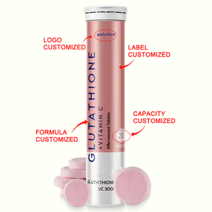 Compresse Effervescenti Giornaliere di Glutatione e Vitamina C |   Una composta composta per giorno per una pelle radiosa e uniforme |   20 pezzi - Product Image 4