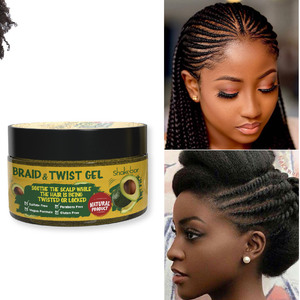 Shakebar <span class=keywords><strong>2022</strong></span> Gel coiffant pour cheveux à la vente chaude, marque privée, gel pour tresses et torsades pour les personnes africaines - Product Image 2