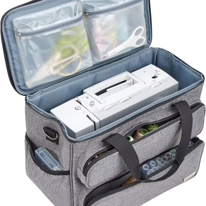 Sac de transport pour machine à coudre avec rembourrage amovible, sac fourre-tout pour machine à coudre et accessoires de couture supplémentaires, échantillon gratuit - Product Image 4