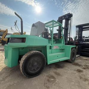 Montacargas Diésel Mitsubishi FD150A de 15 Toneladas a Precio Económico, con Desplazador Lateral Hidráulico, Neumáticos Sólidos, Equipo de Almacén Usado - Product Image 2
