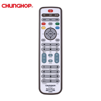 Control Remoto Universal Chunghop E373 con Función de Aprendizaje para Todos los Televisores y Reproductores de DVD