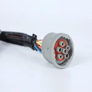 2024 ra mắt j1708 6pin nam màu xám nối y Cable với cáp USB