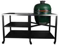 AUPLEX Beweglicher BBQ13-27 Alle Größen Kamdo Big Grill Stand für grünen Outdoor Raucher Tisch mit Rädern Asador De Carbon Par rilla