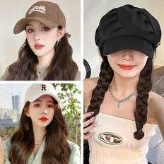 IT-23027 HAT-One WIg avec longue vague de corps en fibre synthétique haute température cheveux sans colle taille moyenne bonnet - Product Image 1