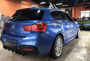 Actualizar a M2C estilo bodykit kit de cuerpo el parachoques delantero conjuntos MP faldas laterales competitivo labio posterior para <span class=keywords><strong>BMW1</strong></span> serie F20 2015-2020 - Product Image 6