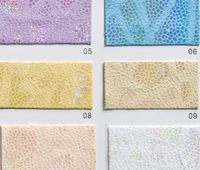 Tissu en cuir PU craquelé, cuir synthétique à grain craquelé avec feuille métallique, résistant à l'abrasion pour sacs, chaussures, artisanat, accessoires