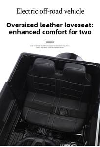 उच्च गुणवत्ता वाली सस्ती 12 वी ऑफ रोड बड़े आकार के बच्चों की बैटरी से चलने वाली कार 2 सीट बच्चों की इलेक्ट्रिक राइड-ऑन कार - Product Image 2