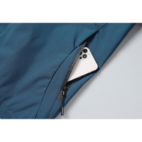 Conception personnalisée de haute qualité vestes d'hiver en plein air imperméable à capuche veste à glissière extérieur imperméable coupe-vent randonnée manteaux