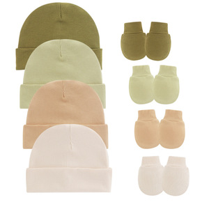 Gorros de Punto con Forro de Satén para Bebé, Unisex, de Algodón Orgánico, con Opción de Logotipo Personalizado para <span class=keywords><strong>Invierno</strong></span> - Product Image 3