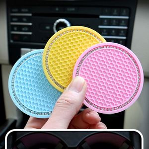 แผ่นรองแก้วในรถยนต์ยางกันลื่น แผ่นรองคอนโซลรถยนต์ซิลิโคน ขายดี - Product Image 3
