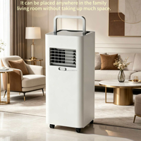 Climatiseur portable avec fonction de chauffage et de refroidissement, déshumidification puissante, fonctionnement ultra silencieux pour petites pièces