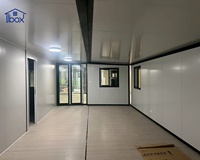 Maisons préfabriquées en conteneurs de 20 pieds, 30 pieds, 40 pieds, couleur blanc cassé, villas extensibles en conteneurs, 2 chambres avec salle de bain et cuisine