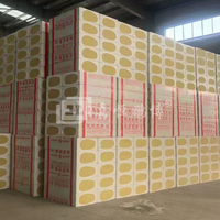 Panneau de laine de roche ignifuge et thermo-isolant pour construire le système d'isolation de mur extérieur 50kg/m³ Type panneau de laine de roche