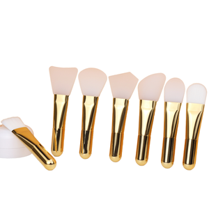 Disposable Vegan Silicone Clay Mask Brush Fan Shape Facial Applicator for Concealer - Product Image 4