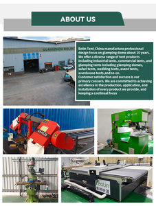 Tente dôme de luxe <span class=keywords><strong>6M</strong></span> pour glamping extérieur avec fenêtre transparente en PVC pour hébergement/hôtel/villa/centre de villégiature - Product Image 6