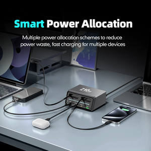 Tendances actuelles : Chargeur GaN à <span class=keywords><strong>prix</strong></span> de gros avec câble de 70 cm pour tablette, ordinateur, téléphone portable, station de charge rapide de bureau - Product Image 3