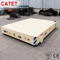 Chariot de transfert électrique AGV 10 tonnes robot d'entrepôt alimenté par batterie véhicule de chariot de transport robuste télécommandé