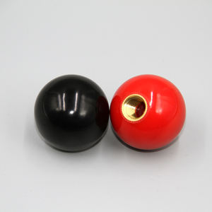 HZ103009 Female <strong>Thread</strong> Bakelite Spherical Handle <strong>Knob</strong> Mechanically Operated Lever Spherical Handwheel Sleeve - Product Image 1