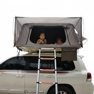 Tente de toit pour 2 personnes, coque rigide en ABS, poteaux en aluminium, pour SUV, camion, camping (vente en gros) - Product Image 4