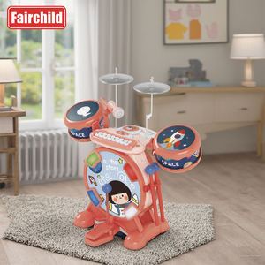 Batterie électrique 2 en 1 pour enfants, jouet <span class=keywords><strong>jazz</strong></span> avec lumière musicale, fonction éducative, matière plastique ABS pour les jeux. - Product Image 5