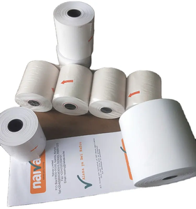 Rolo de papel para etiquetas térmicas de alta qualidade, 57 mm e 80 mm, impresso em branco, para pasta de código de barras de fábrica, máquinas pos e caixas registradoras - Product Image 4