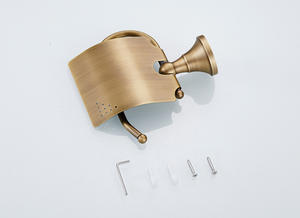 Portarrollos de Papel Higiénico Moderno de Latón Antiguo Estilo Europeo, Ecológico, <span class=keywords><strong>Retro</strong></span>, para Hogar y Hotel - Product Image 3