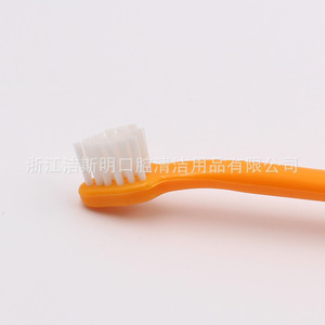 Brosse à dents pour animaux de compagnie avec têtes grandes et petites, manche long de 17,6 cm, outil de toilettage manuel en plastique pour usage général - Product Image 5