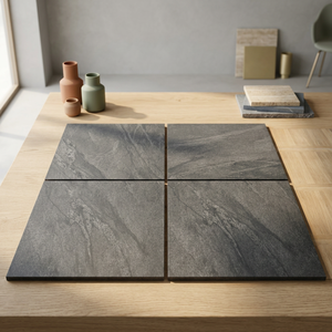 Azulejos de Porcelana con Aspecto de Piedra Granito Country Antracite de 600x1200mm para Hoteles, Villas y Exteriores, Resistentes para Pisos Exteriores - Product Image 6