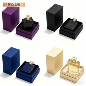香水瓶箱包装付きOEM ODM卸売サプライヤー100ml高級カスタムニッチグラデーションユニークな正方形ガラス空 - Product Image 5
